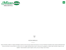 Tablet Screenshot of mizanambalaj.com